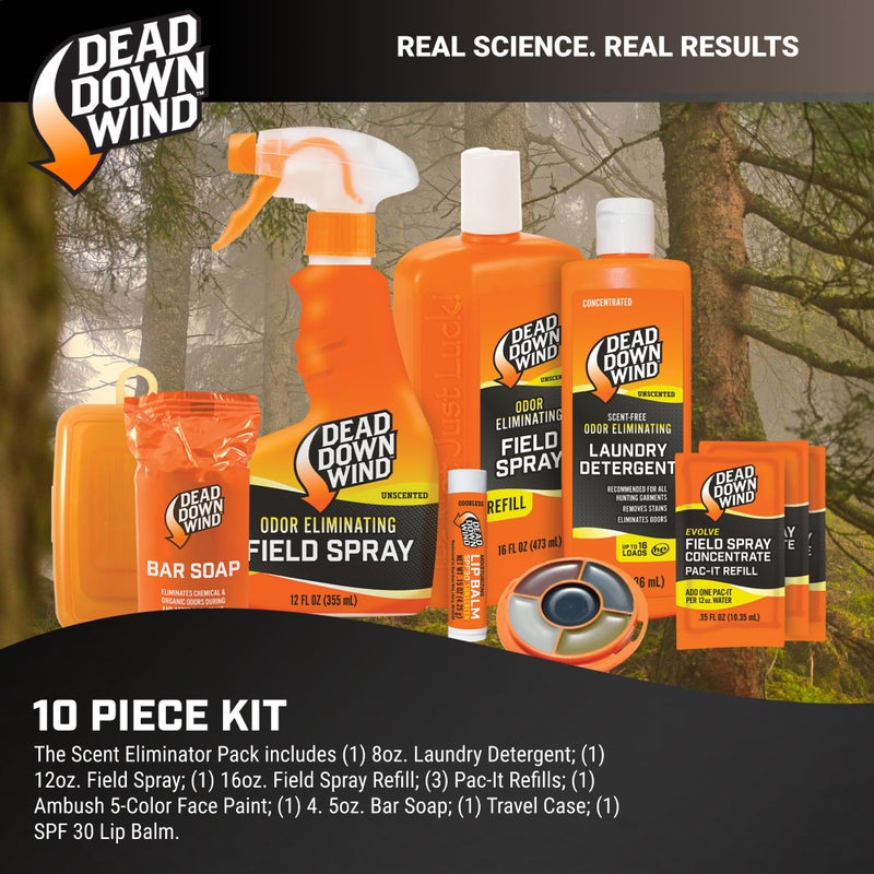 DEAD DOWN WIND Trophy Hunter Scent Eliminator, 10 Piece Kit - Image 4